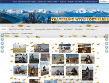 Tablet Screenshot of cornflaketraveller.com